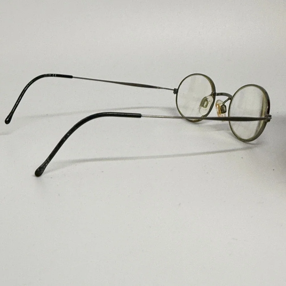 Silhouette Vintage Oval Eyeglasses Frames Silver Tone Metal Austria 22430‎